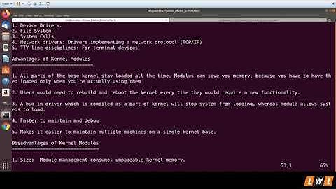 Device Drivers vs Kernel Modules