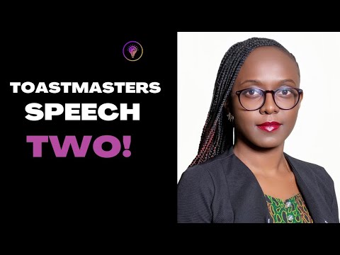 Public Speaking, my Second Toastmasters Speech - YouTube