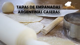 MASA DE EMPANADAS ARGENTINAS