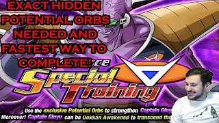 Exact Hidden Potential Orbs needed for Ginyu! How to 100% him Fast and Easy! Global Three Year Anniv