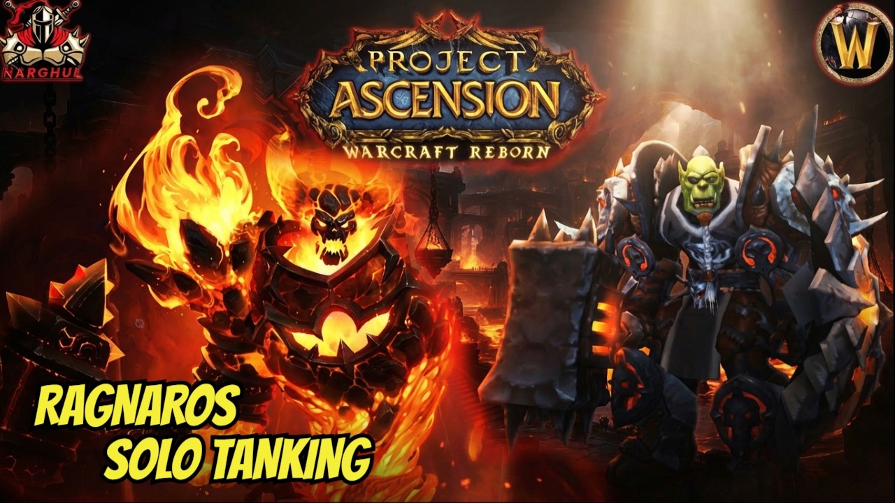 Tanking Ragnaros SOLO TANKING RAGNAROS (ASCENDED) – BRONZEBEARD SERVER - YouTube