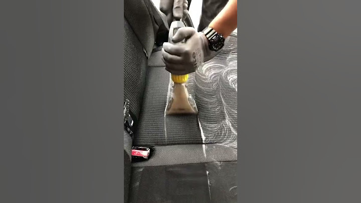 Lavage de sièges voitures #asmr #satisfying #extraction #karcher #detailing