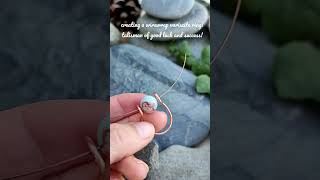 creating a wirewrap variscite ring!  talisman of good luck and success! @jaskava-ua