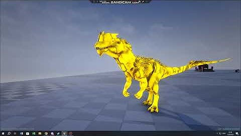 Animae Elemental Dilophosaurus. Showcasing Animae miniboss variant. Ark Dev Kit