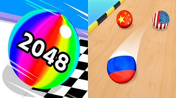 Ball Run 2048 VS Marble Run 3D - All Levels Gameplay Android, ios (Part 138)