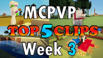 Minecraft PVP | MCPVP Top 5 Clips | Week 3 - MLG Water