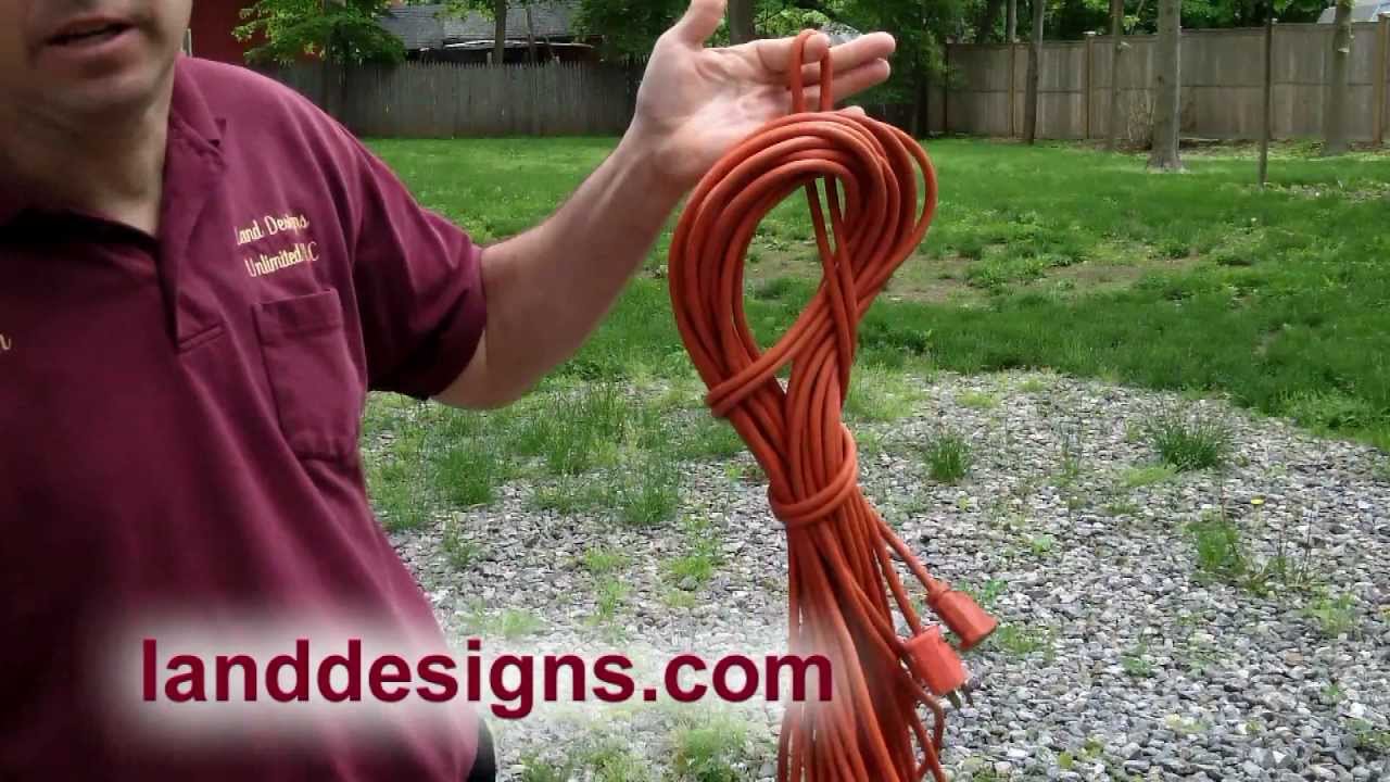 Coil Extension Cord & Rope - Hanger Built In! 