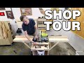 SHOP TOUR. My biggest shop upgrade in 19 years! How to turn any space into an awesome workshop.