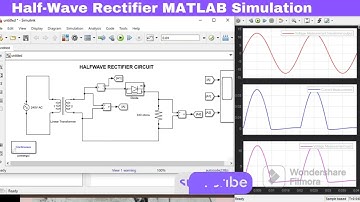 MATLAB Design and Simulation of Half-Wave Rectifier Circuit | MATLAB for Electrical Engineer