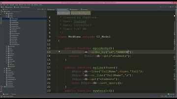 Codeigniter query builder | order_by in CodeIgniter