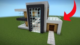 Como Fazer Uma Casa Moderna No Minecraft - Tutorial Minecraft