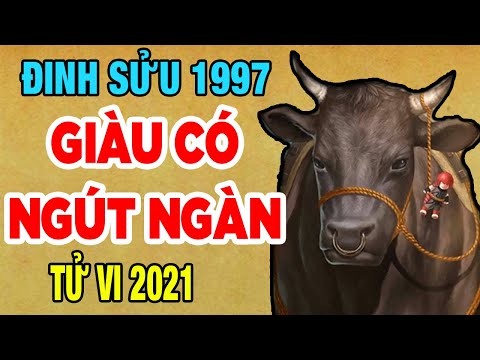 Tử Vi Tuổi ĐINH SỬU-1997 Năm 2021 CỰC MAY Nghèo Đến Mấy Cũng Giàu Nhanh Chóng Mặt