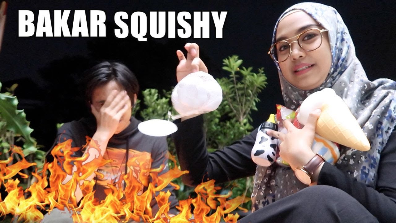 BAKAR SQUISHY! HANGUSSSS :( Ria Ricis & Atta Halilintar