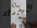Calligraphy Sentence ✍️✨Turning words into art with smooth strokes and clean lines.