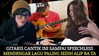 Gitaris Cantik Ini Sampai Speechless Mendengar Lagu Paling Sedih ALIP BA TA