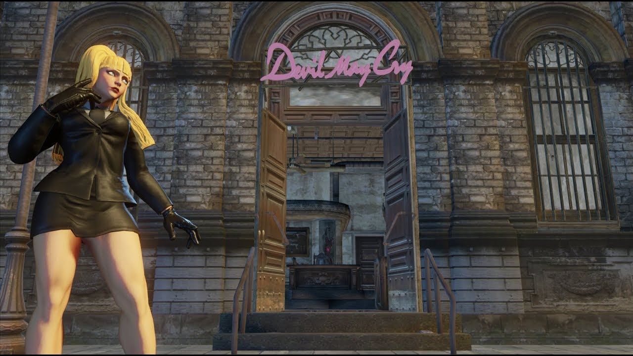 Street Fighter 5 mods Devil May Cry Shop (stage mod)