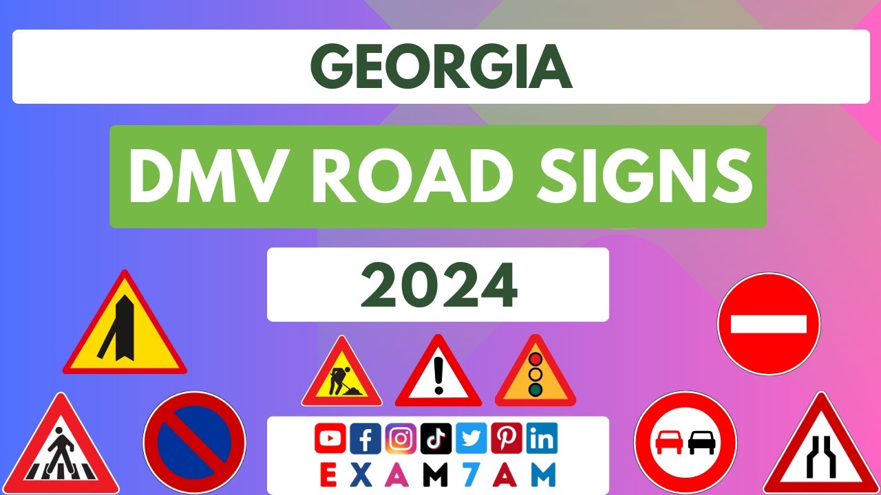 DMV ROAD SIGN WRITTEN TEST LEARN ROAD SIGNS IN 2024 PASS