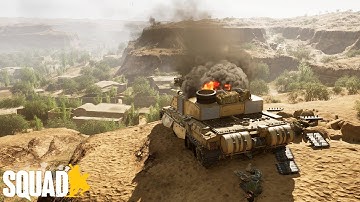 UE5 INVASION! Insurgents Battle the British in the Afghan Mountains | Squad Eye in the Sky Gameplay