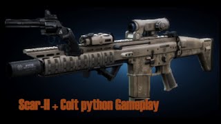 Contract wars Gameplay (no commentary): Scar-H+Colt Python