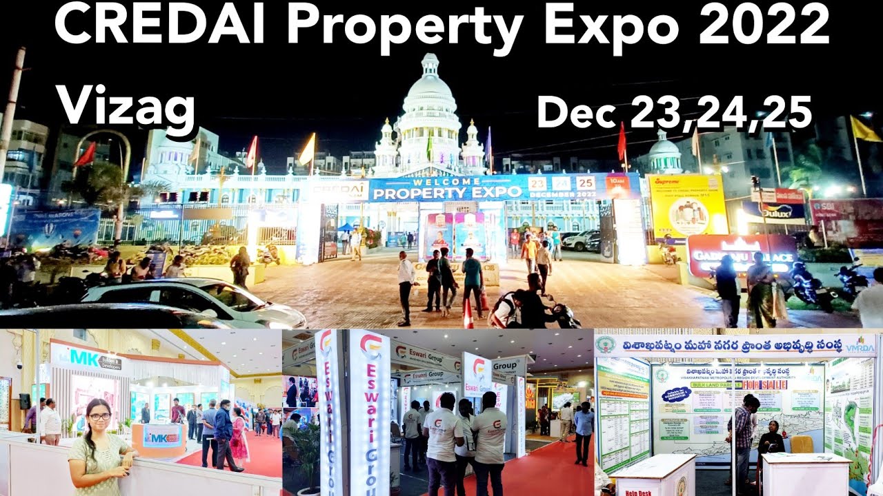 Property Expo 2022 Gadhiraju Palace Beach Road Vizag December