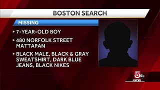 Police searching for missing boy