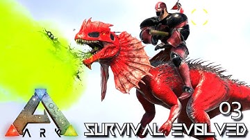 ARK: SURVIVAL EVOLVED - ALPHA DILO PTERA & CYCLOPS TAMING !!! E03 (MOD ARK EXTINCTION CORE CENTER)