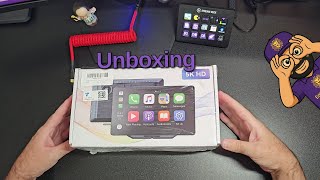 Unboxing a Portable Android Auto/CarPlay Screen – with Dash Cam and More!