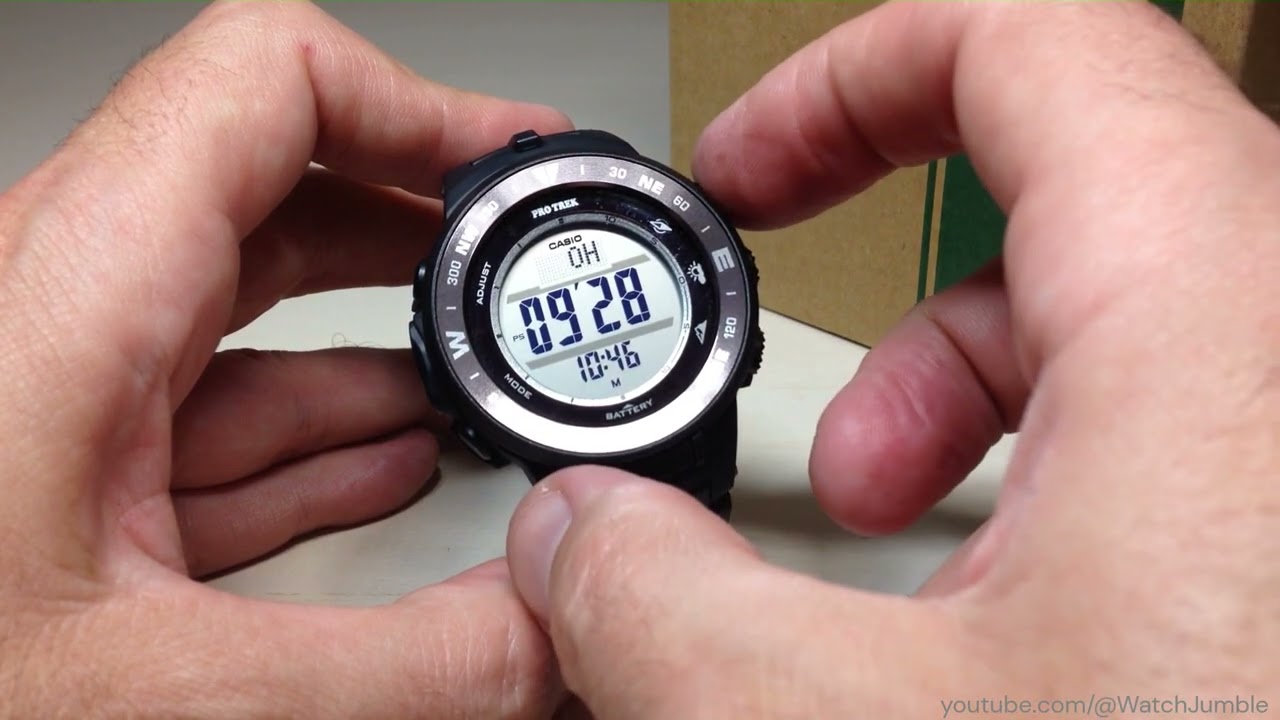 Casio Pro Trek (PRG330) | Countdown Timer - YouTube