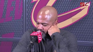 J.B. Bickerstaff following the Cavs' victory in Orlando, winning with all their starters resting
