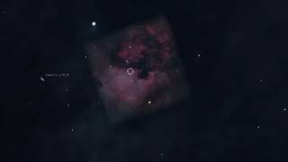 Starlink satellites simulation - astrophotography example