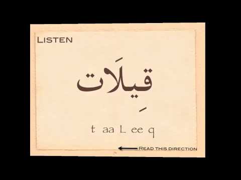 Arabic Reading Immersion Course - 9 ق ف ظ ط
