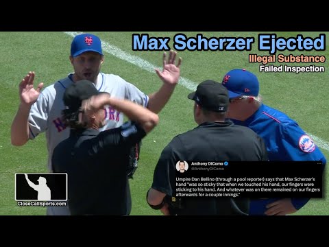 Did Max Scherzer Use Sticky Substance During His Game Against the Dodgers?