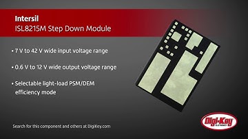 Intersil ISL8215M Step Down Module | Digi-Key Daily