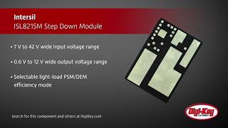 Intersil Isl8215M Step Down Module Digi-Key Daily