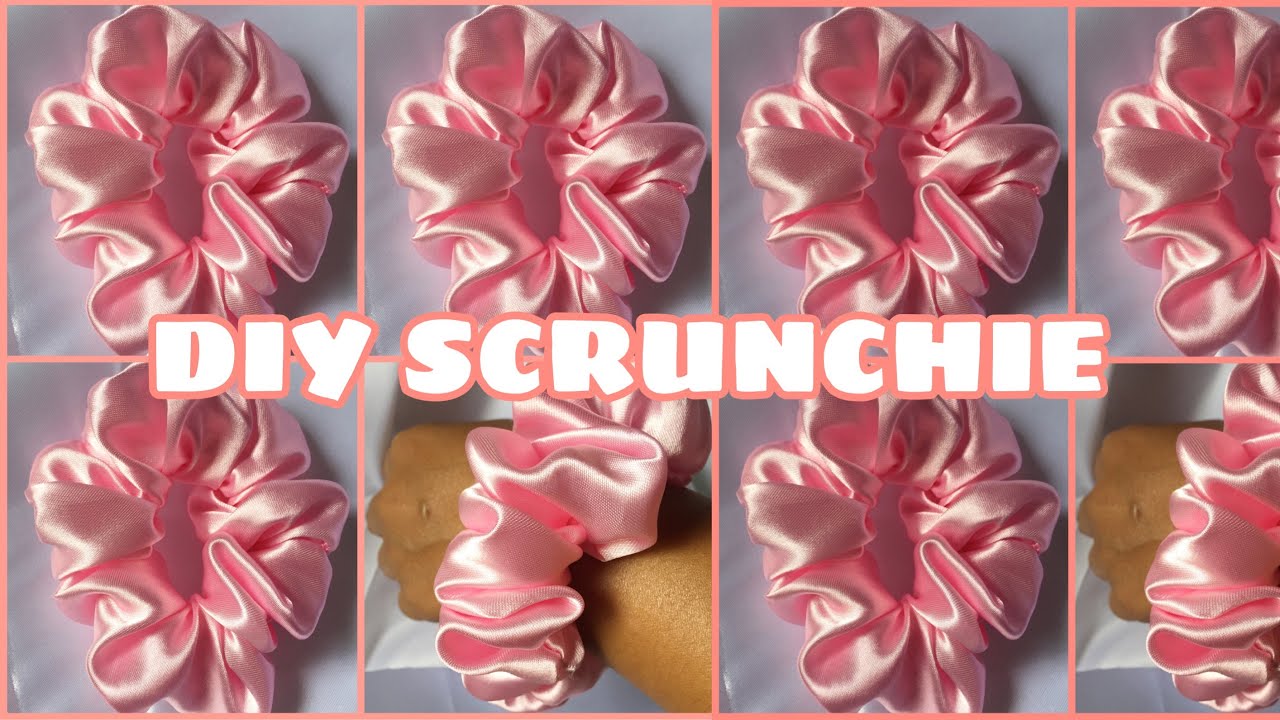 HOW TO MAKE EASY SCRUNCHIE! ( WITHOUT SEWING MACHINE ) YouTube