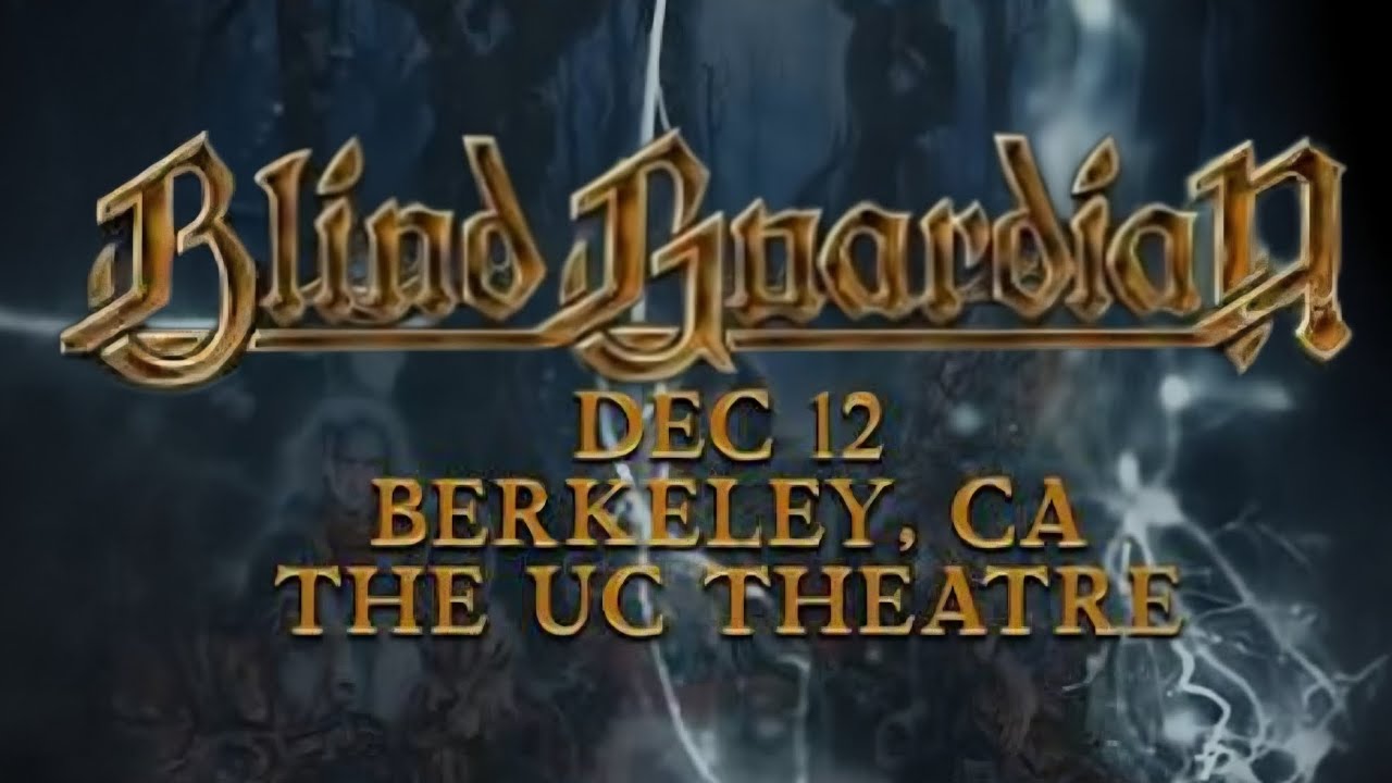 BLIND GUARDIAN : LIVE in Berkeley 2025 [4K] And the Story Ends, Valhalla, and Mirror Mirror. 