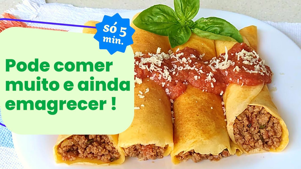 Panqueca low carb ! Nenhuma FARINHA SÓ 3 INGREDIENTES PRONTO EM 5 MINUTOS (Low Carb)