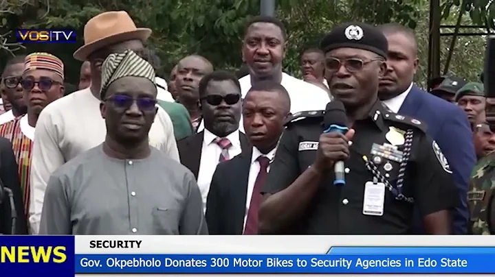 Governor Okpebholo donates 300 motor bikes to security agencies in Edo