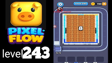 Pixel Flow level 243 Walkthrough Solution