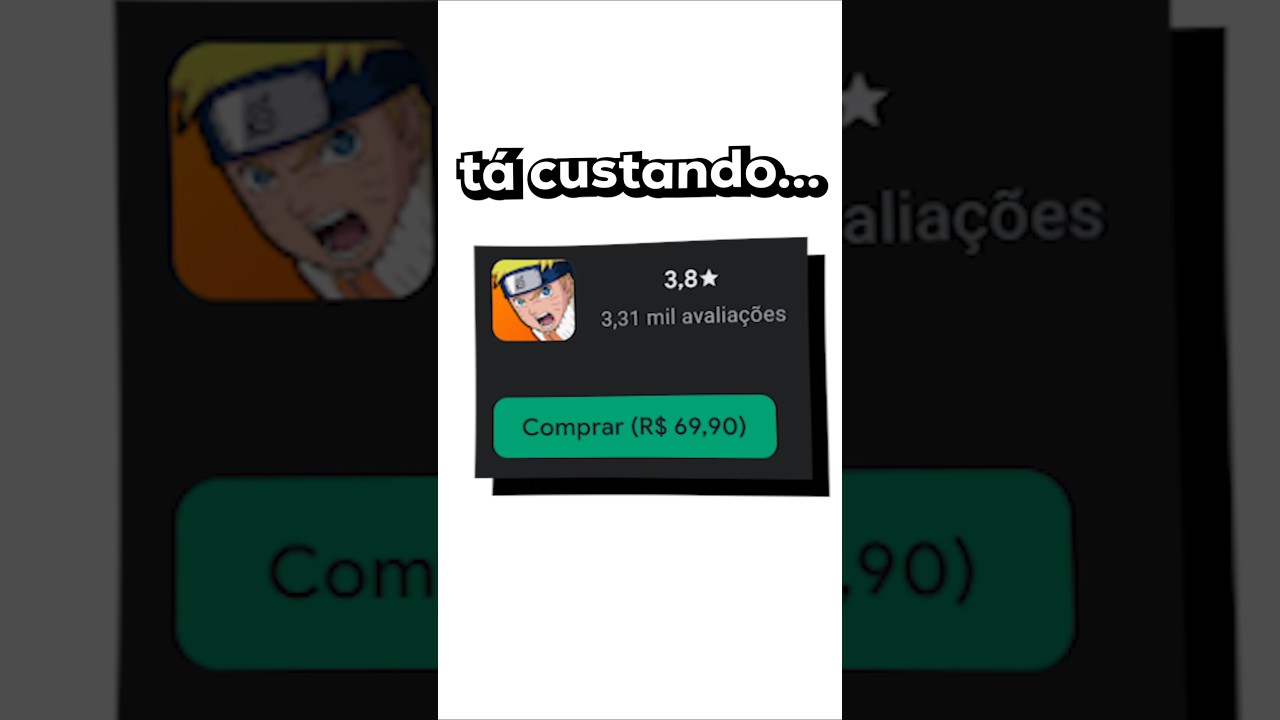O PREÇO ABUSIVO DO NOVO JOGO DE NARUTO!