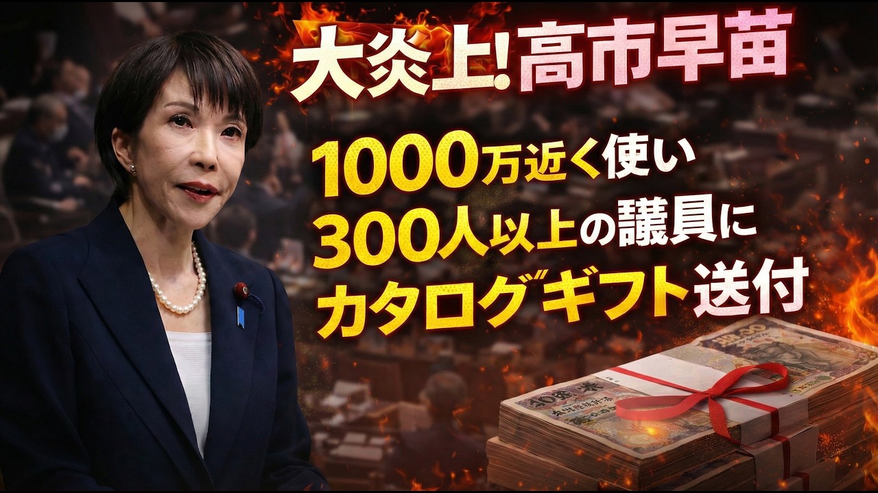 高市早苗はなぜ1000万近くを使って300人以上の議員にカタログギフトを配ったのか？安冨歩東京大学名誉教授。一月万冊清水