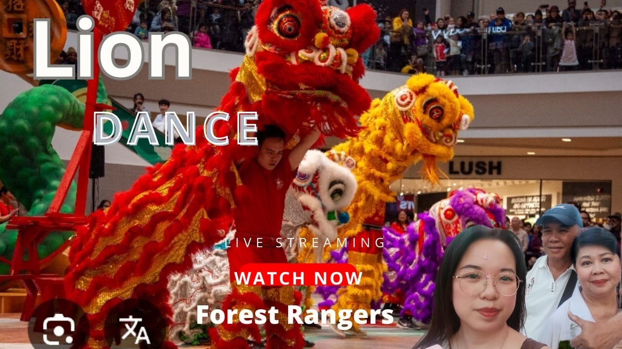 The Amazing Lion Dance Performance At Mid Valley  Megamall Kuala Lumpur.