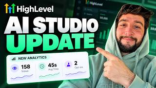 GoHighLevel AI Studio Analytics Are FINALLY HERE