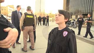 Donut Boy visits Wichita to show officers appreciation