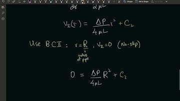 Navier Stokes for Flow in Horizontal Pipe (2/2)