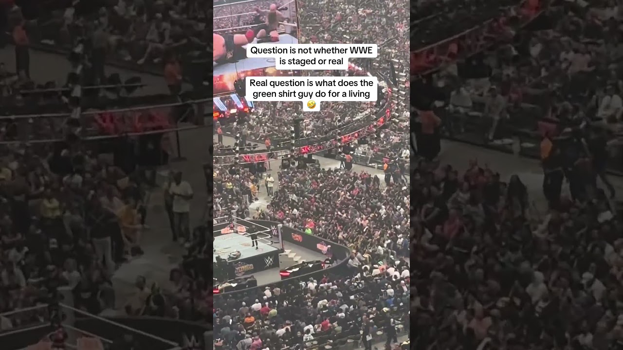 WWE Super Fan: Green Shirt Guy | What does he do??