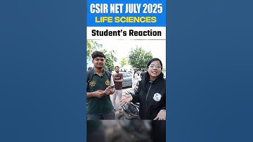 CSIR NET 2025 Life Science Ke Paper Ka Kya Level Hai! | Moderate or High?