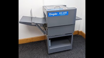 Duplo DC 445 Creaser Video