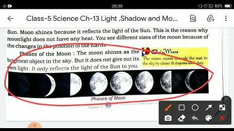 Class 5 Science Chapter 13 Light, Shadow and Moon  Part 2