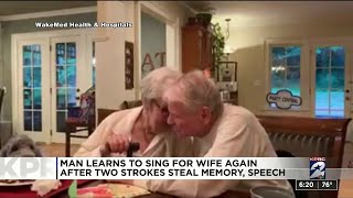 One Good Thing: Man learns to sing for wife again after 2 strokes steal memory and speech